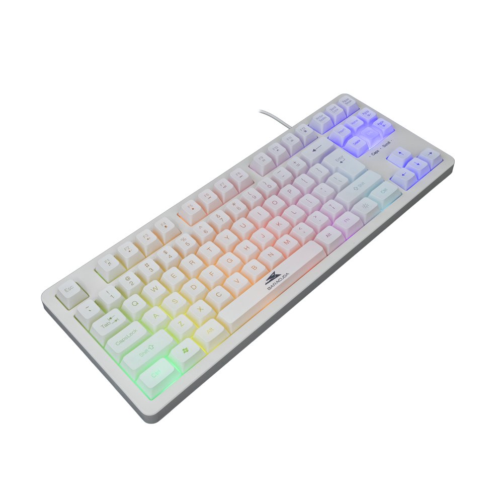 Baracuda KRILL RGB | Tenkeyless Bedraad Gaming Toetsenbord | QWERTY | Wit – 1 Baracuda KRILL RGB | Tenkeyless Bedraad Gaming Toetsenbord | QWERTY | Wit – 1