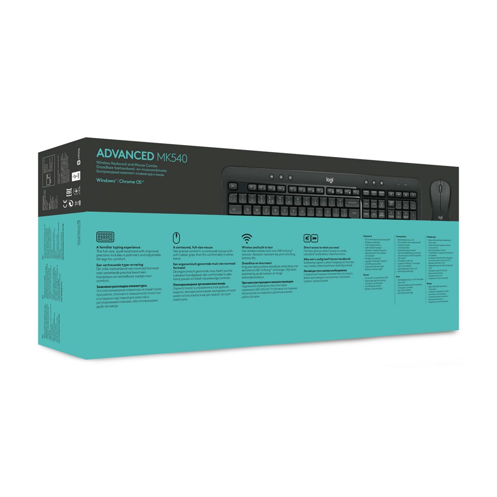 Logitech MK540 Advanced | Draadloze Muis- en Toetsenbordcombo | AZERTY | België – 18 Logitech MK540 Advanced | Draadloze Muis- en Toetsenbordcombo | AZERTY | België – 18