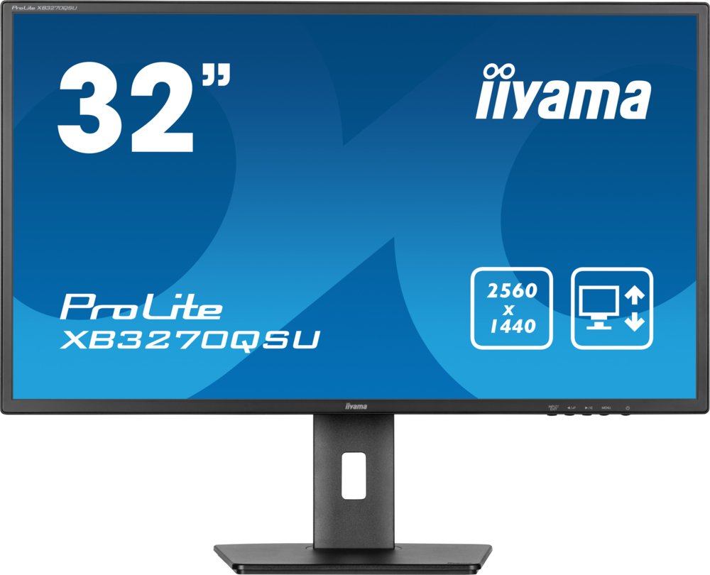 iiyama ProLite XB3270QSU-B1 32” | 2560×1440 QHD IPS | 100Hz | HDMI DisplayPort | 3ms | Monitor – 1