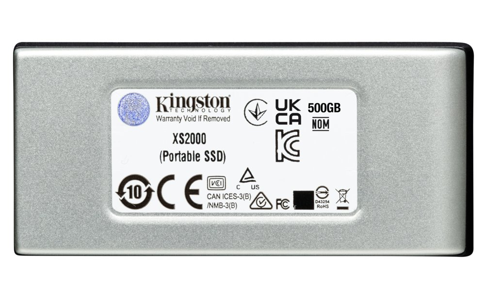 Kingston XS2000 | Externe SSD | 2000GB | USB 3.2 Gen 2×2 | Compact & Snel | Zilver/Zwart – 1 Kingston XS2000 | Externe SSD | 2000GB | USB 3.2 Gen 2×2 | Compact & Snel | Zilver/Zwart – 1