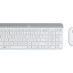 Logitech MK470 Slim | Draadloze Toetsenbord- en Muiscombo (USB) | QWERTY Engels | Wit