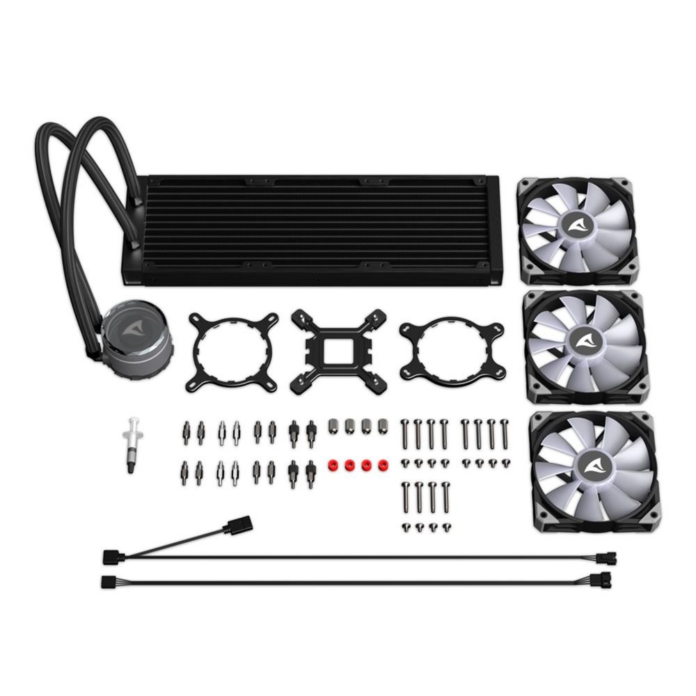 Sharkoon S90 RGB | 120mm All-in-One CPU Waterkoeler | Zwart – 14 Sharkoon S90 RGB | 120mm All-in-One CPU Waterkoeler | Zwart – 14