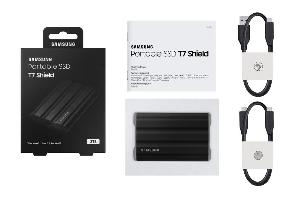 Samsung T7 Shield | Externe SSD | 2TB | USB 3.2 Gen2 | 1.050MB/s Lezen | 1.000MB/s Schrijven | Zwart – 10 Samsung T7 Shield | Externe SSD | 2TB | USB 3.2 Gen2 | 1.050MB/s Lezen | 1.000MB/s Schrijven | Zwart – 10