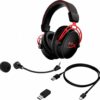 HyperX Cloud Alpha | Draadloze Over-ear Gaming Headset | USB-A | Zwart/Rood – 2 HyperX Cloud Alpha | Draadloze Over-ear Gaming Headset | USB-A | Zwart/Rood – 2