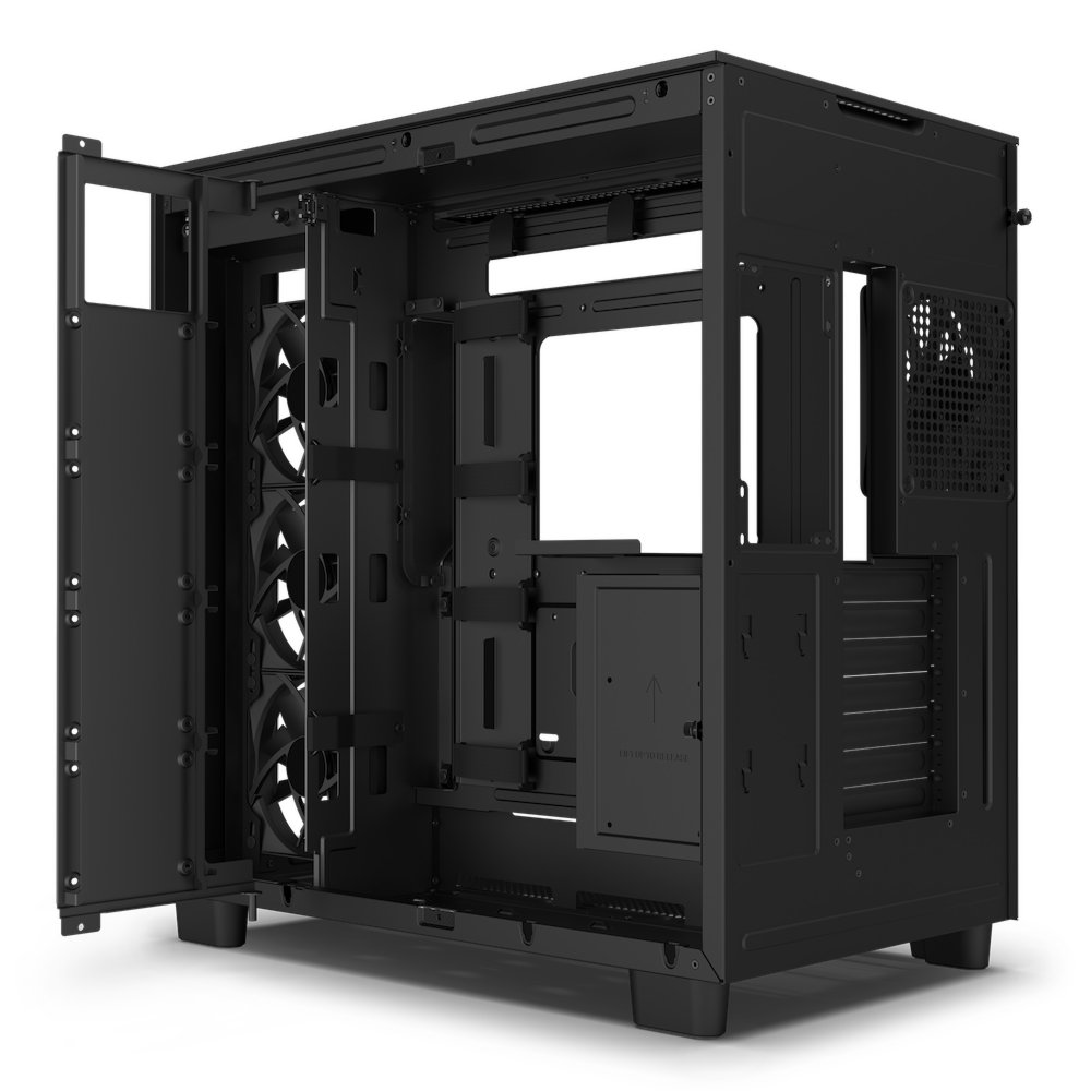NZXT H9 Flow | Midi Tower Case | Zwart – 5 NZXT H9 Flow | Midi Tower Case | Zwart – 5