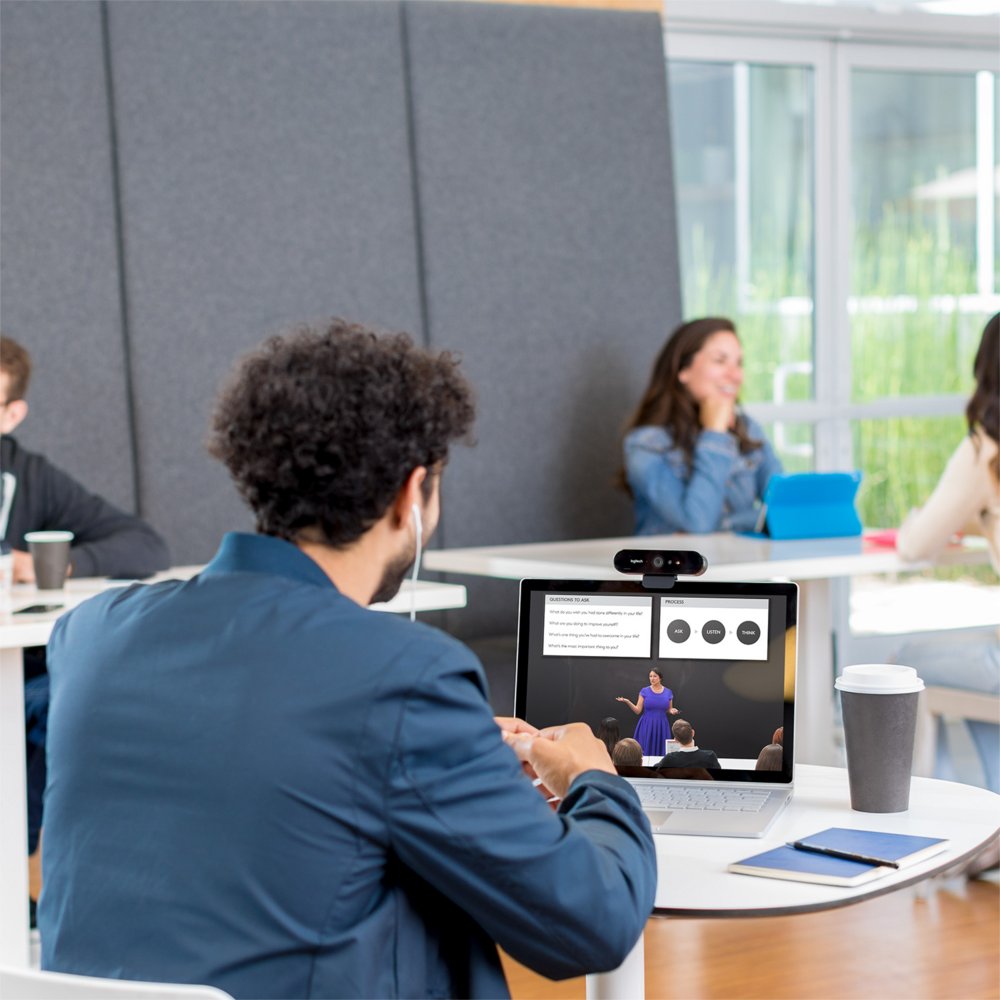 Logitech Brio Ultra HD Pro Zakelijk | 4K 30FPS USB Webcam met Microfoon – 14