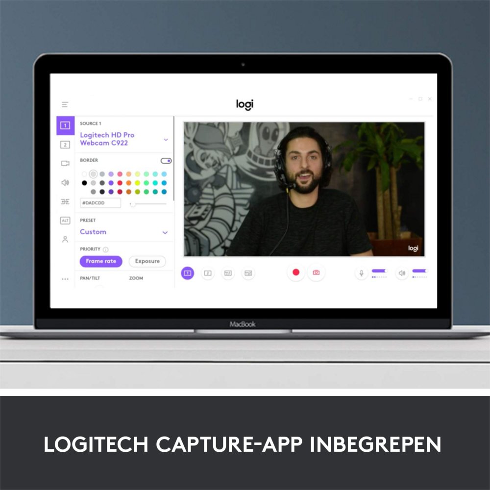 Logitech C920 HD | 1080p 30FPS USB Webcam | Met Microfoon – 7 Logitech C920 HD | 1080p 30FPS USB Webcam | Met Microfoon – 7