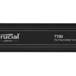 Crucial T700 | 2TB NVMe SSD | M.2 Gen5 | 12.400MB/s Lezen | 11.800MB/s Schrijven | Heatsink