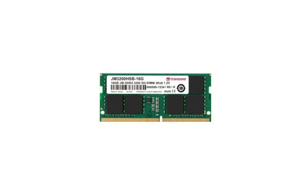 Transcend JetMemory | 1x16GB DDR5 | 4800MHz | SODIMM | CL40 | Geheugenmodule | RAM – 0 Transcend JetMemory | 1x16GB DDR5 | 4800MHz | SODIMM | CL40 | Geheugenmodule | RAM – 0