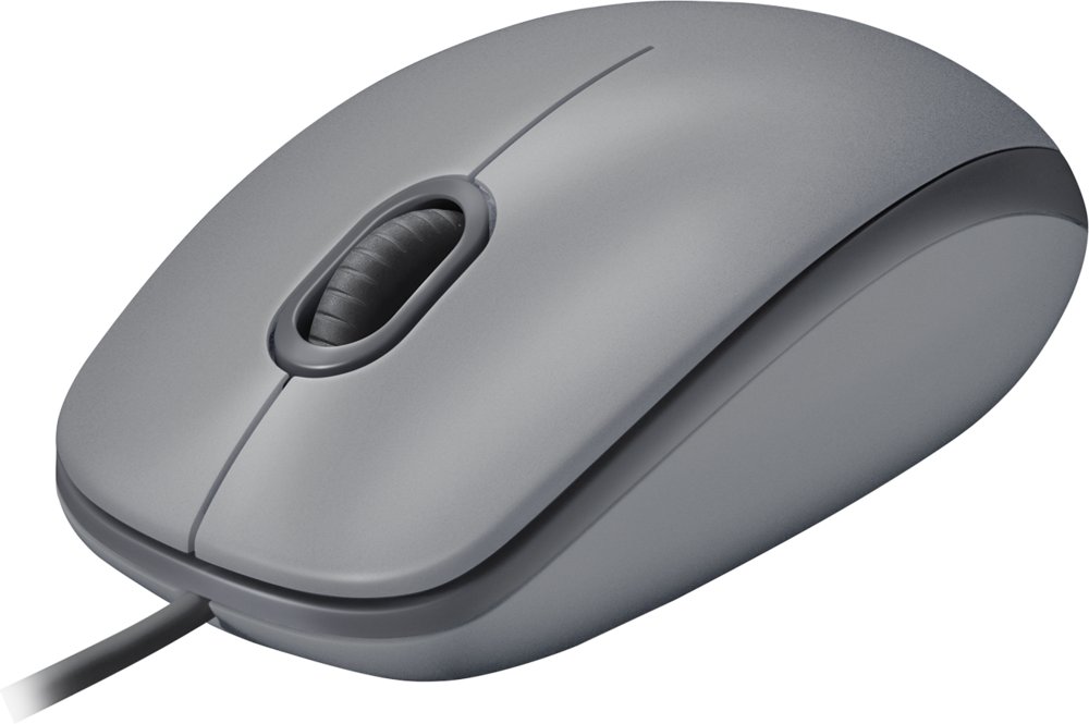 Logitech M110 Silent | Bekabelde Muis | Links- en Rechtshandig | USB-A | 1000 DPI | Grijs – 2 Logitech M110 Silent | Bekabelde Muis | Links- en Rechtshandig | USB-A | 1000 DPI | Grijs – 2
