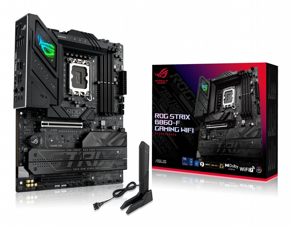 ASUS ROG Strix B860-F GAMING WIFI | Socket LGA 1851 | Intel B860 | 4xDDR5 | ATX | Moederbord – 0 ASUS ROG Strix B860-F GAMING WIFI | Socket LGA 1851 | Intel B860 | 4xDDR5 | ATX | Moederbord – 0