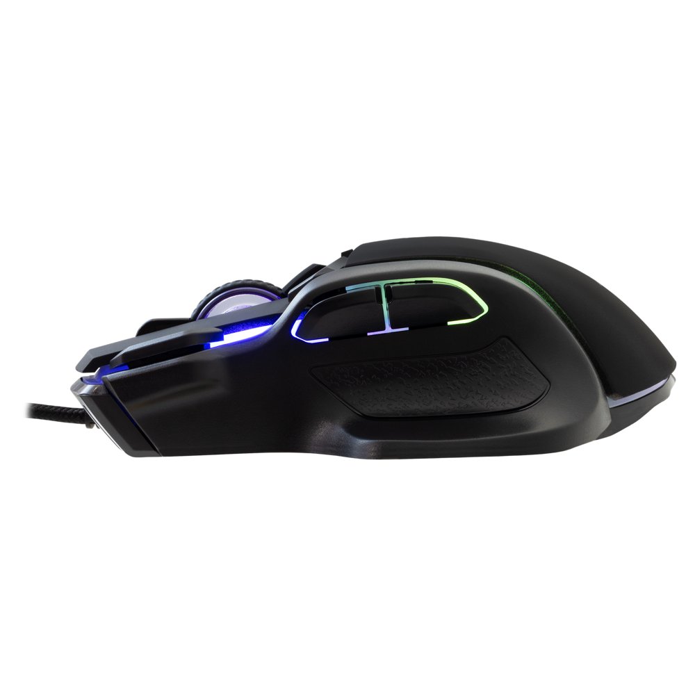 Baracuda PIRANHA RGB | Bedrade Gaming Muis | USB-A | 7200 DPI | Zwart – 5