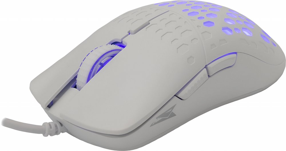 Baracuda OCTOPUS RGB | Bekabelde Gaming Muis | Rechtshandig | USB-A | 3600 DPI | Wit – 2