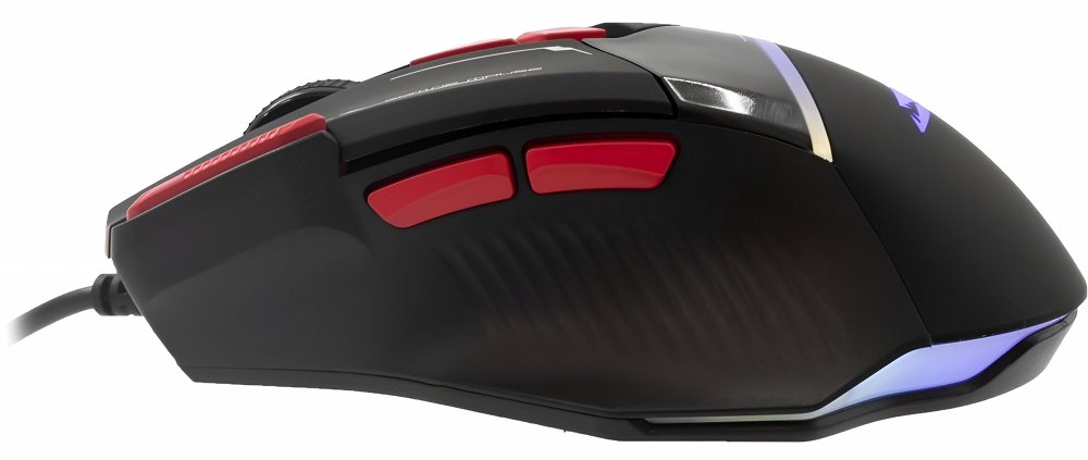 Baracuda MANTA RGB | Bekabelde Gaming Muis | Rechtshandig | USB-A | 12800 DPI | Zwart – 2