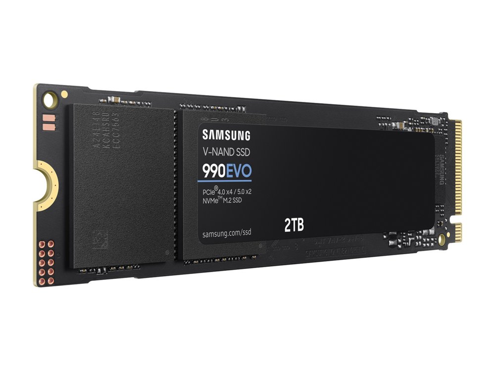Samsung 990 EVO | 2TB NVMe SSD | M.2 | Gen4 | 5.000MB/s Lezen | 4.200MB/s Schrijven – 1 Samsung 990 EVO | 2TB NVMe SSD | M.2 | Gen4 | 5.000MB/s Lezen | 4.200MB/s Schrijven – 1