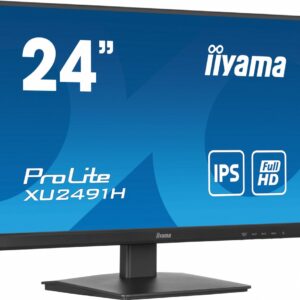 Iiyama ProLite XU2491H-B1 | 23,8″ | 1920×1080 IPS | 100 Hz | HDMI + DisplayPort | Full HD Monitor