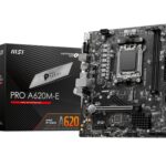 MSI PRO A620M-E | Socket AM5 | AMD A620 | 2xDDR5 | Micro-ATX | Moederbord