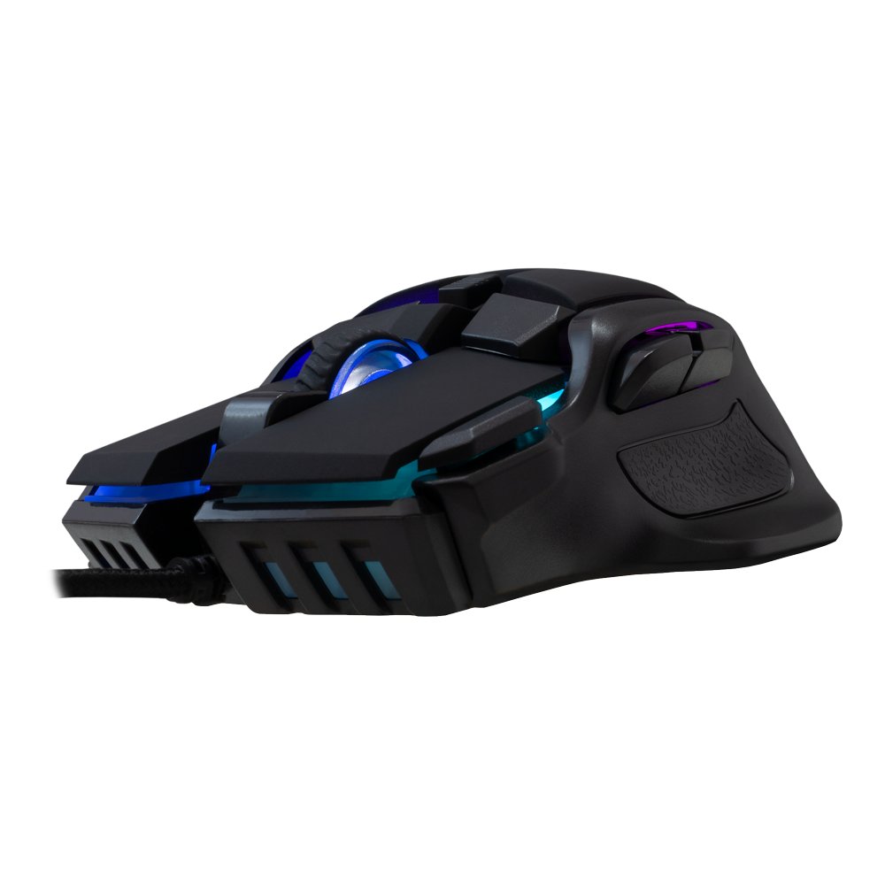 Baracuda PIRANHA RGB | Bedrade Gaming Muis | USB-A | 7200 DPI | Zwart – 3