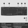 Logitech MK295 Silent | Draadloze Muis-en-Toetsenbordcombo | USB-ontvanger | QWERTY | Zwart – 10