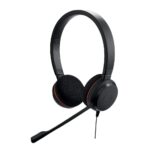 Jabra Evolve 20 MS Duo | Bedrade On-ear Mono Headset | Zwart