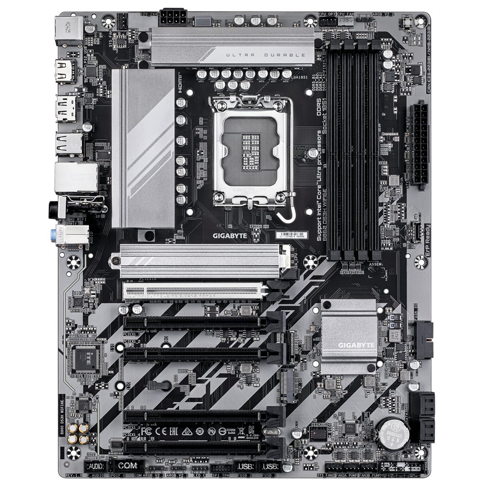 Gigabyte B860 DS3H WIFI6E | Socket LGA 1851 (V1) | Intel B860 | 4xDDR5 | ATX | Moederbord – 1