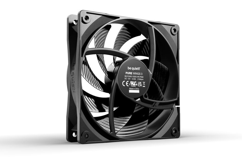 be quiet! Pure Wings 3 | 120mm PWM High Speed Case Fan – 1 be quiet! Pure Wings 3 | 120mm PWM High Speed Case Fan – 1