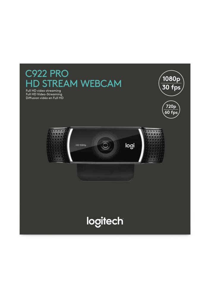 Logitech C922 Pro Stream | 1080p 30FPS USB Webcam met Microfoon – 9 Logitech C922 Pro Stream | 1080p 30FPS USB Webcam met Microfoon – 9