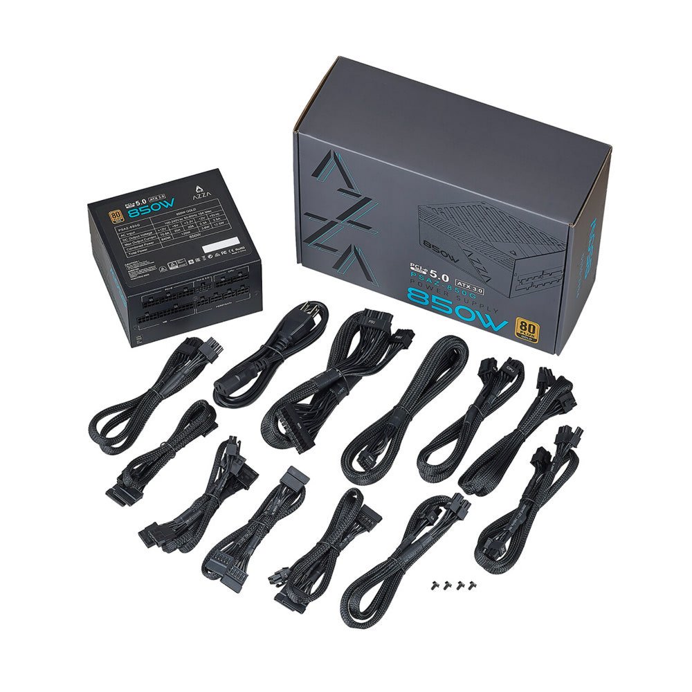 AZZA PSAZ-850G | 850W Gold ATX 3.0 PSU | Modulair | Power Supply | Voeding – 4 AZZA PSAZ-850G | 850W Gold ATX 3.0 PSU | Modulair | Power Supply | Voeding – 4