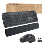 Logitech MX Keys Combo for Business Gen 2 | Draadloze Toetsenbord- en Muis-combo | RF / Bluetooth | QWERTY US International | Grafiet
