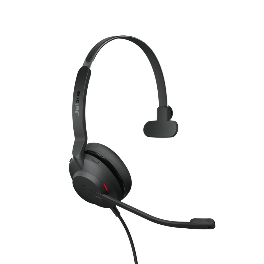Jabra Evolve2 30 UC | Mono Bedrade On-Ear Headset USB-C | Zwart – 2 Jabra Evolve2 30 UC | Mono Bedrade On-Ear Headset USB-C | Zwart – 2