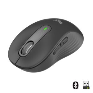 Logitech Signature M650 | Draadloze Muis | RF-Draadloos + Bluetooth | 1000 DPI | Grafiet