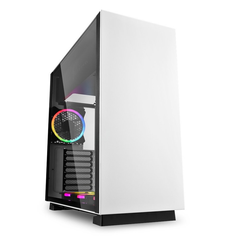 Sharkoon Pure Steel RGB | Midi Tower Behuizing | Wit – 1 Sharkoon Pure Steel RGB | Midi Tower Behuizing | Wit – 1