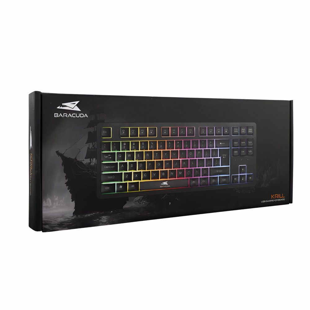 Baracuda KRILL RGB | Tenkeyless Bedraad Gaming Toetsenbord | QWERTY | Zwart – 1 Baracuda KRILL RGB | Tenkeyless Bedraad Gaming Toetsenbord | QWERTY | Zwart – 1