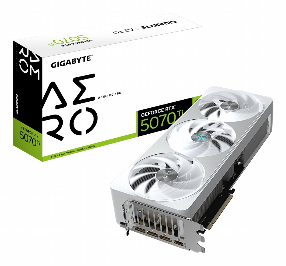 GIGABYTE GeForce RTX 5070 Ti AERO OC | 16GB GDDR7 | DLSS 4 | Videokaart | Nvidia GPU – 0 GIGABYTE GeForce RTX 5070 Ti AERO OC | 16GB GDDR7 | DLSS 4 | Videokaart | Nvidia GPU – 0