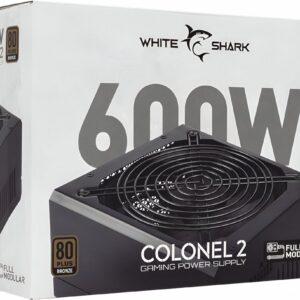 White Shark Colonel 2 | 600 Watt Bronze ATX PSU | Power Supply | Voeding
