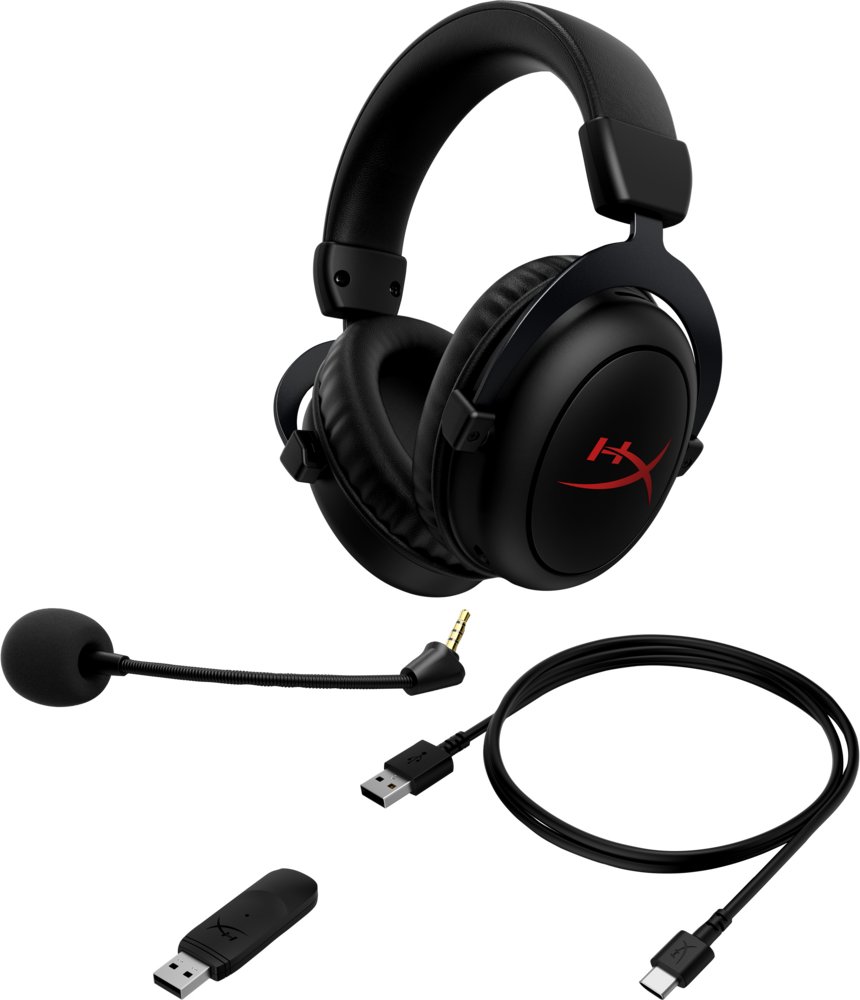 HyperX Cloud Core Wireless | Over-ear Gaming Headset | USB-A Receiver | Zwart – 2 HyperX Cloud Core Wireless | Over-ear Gaming Headset | USB-A Receiver | Zwart – 2