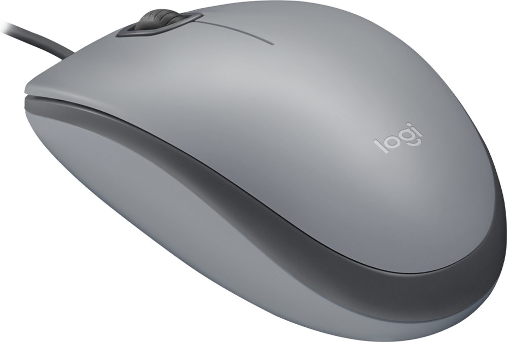 Logitech M110 Silent | Bekabelde Muis | Links- en Rechtshandig | USB-A | 1000 DPI | Grijs – 1 Logitech M110 Silent | Bekabelde Muis | Links- en Rechtshandig | USB-A | 1000 DPI | Grijs – 1