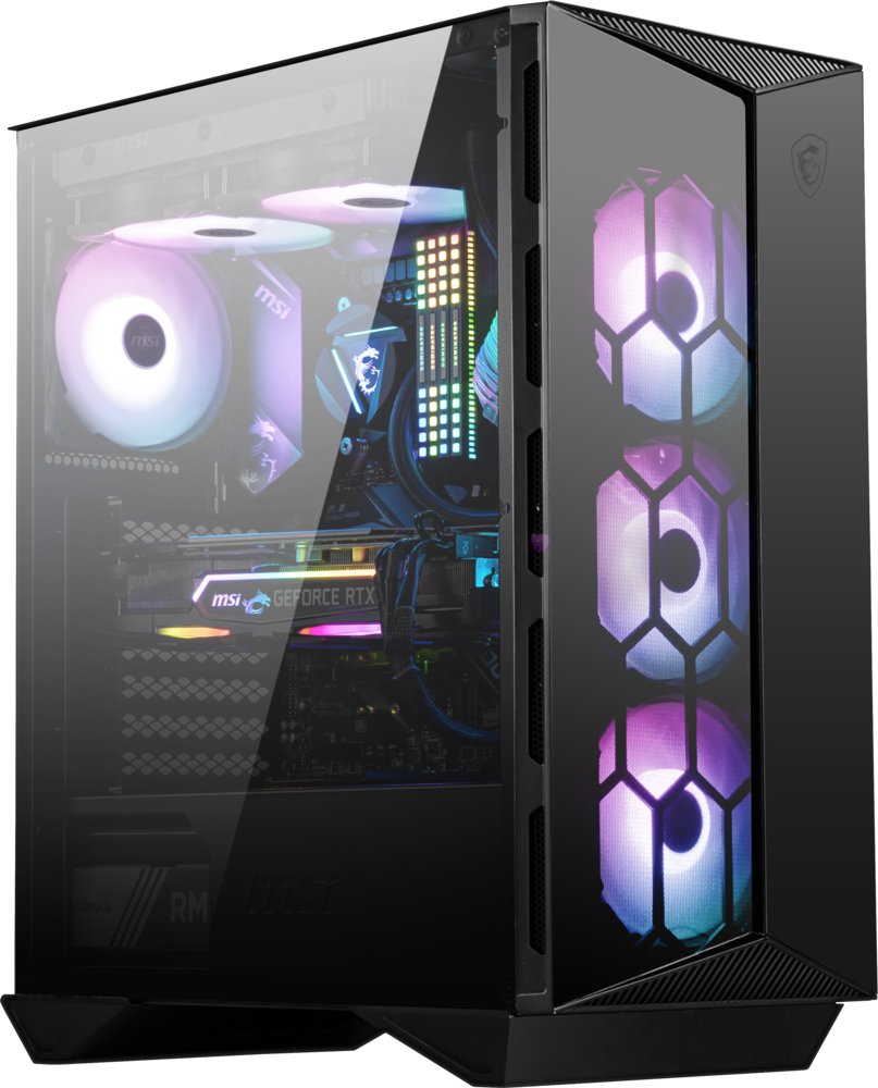 MSI MPG Gungnir 110R RGB | Midi Tower Case | Zwart – 1 MSI MPG Gungnir 110R RGB | Midi Tower Case | Zwart – 1
