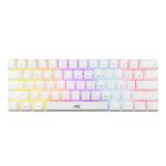 Baracuda DOLPHIN RGB 60% | Bedraad Gaming Toetsenbord | Red Switches | Anti-Ghosting | QWERTY | Wit