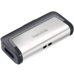 SanDisk Ultra Dual Drive USB Type-C USB flash drive 64 GB USB Type-A / USB Type-C 3.2 Gen 1 (3.1 Gen 1) Zwart, Zilver
