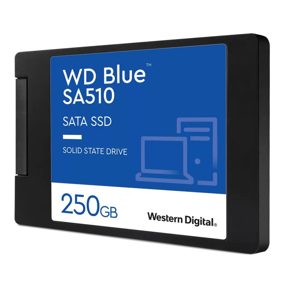 Western Digital Blue SA510 | 250GB SATA SSD | 2.5” | 555MB/s Lezen | 440MB/s Schrijven – 1 Western Digital Blue SA510 | 250GB SATA SSD | 2.5” | 555MB/s Lezen | 440MB/s Schrijven – 1
