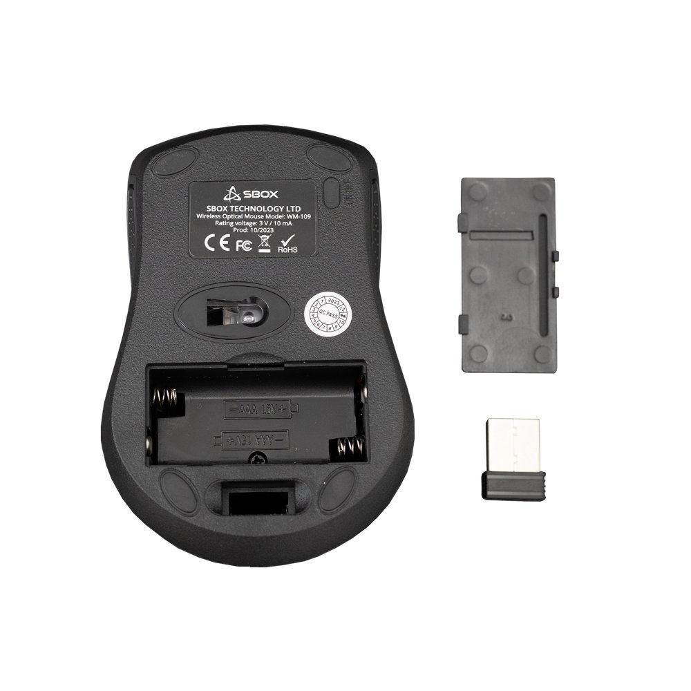 SBOX WM-109 Red | Draadloze Muis | Links- en Rechtshandig | RF | 1000 DPI | Rood – 1 SBOX WM-109 Red | Draadloze Muis | Links- en Rechtshandig | RF | 1000 DPI | Rood – 1