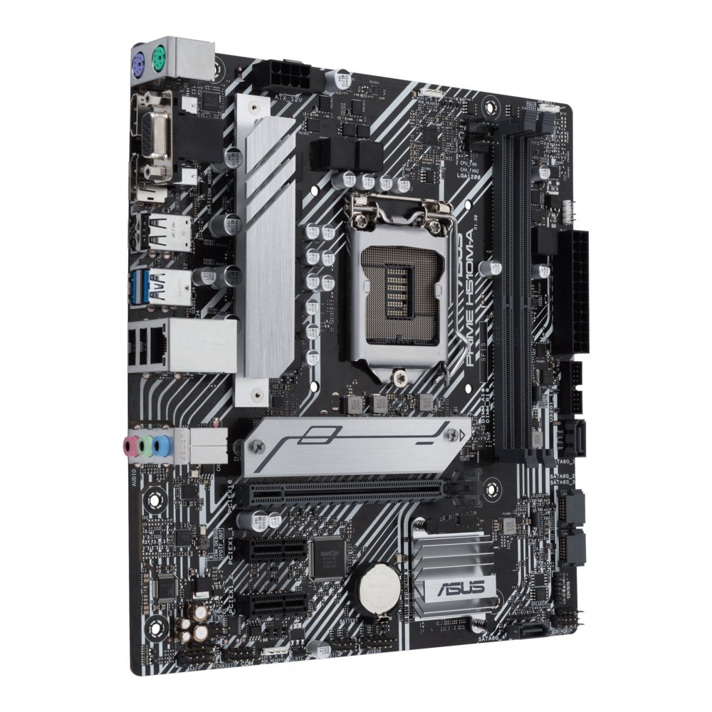 ASUS PRIME H510M-A ARGB | Socket LGA 1200 | Intel H510 | 2xDDR4 | Micro-ATX | Moederbord – 2
