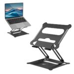 ACT Laptopstandaard 15.6" | Aluminium | Inklapbaar | Traploos in Hoogte Verstelbaar