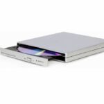 Gembird DVD‑USB‑02‑SV | Externe USB CD/DVD Brander en Speler | Zilver | USB 2.0 | Compact Plug & Play Design