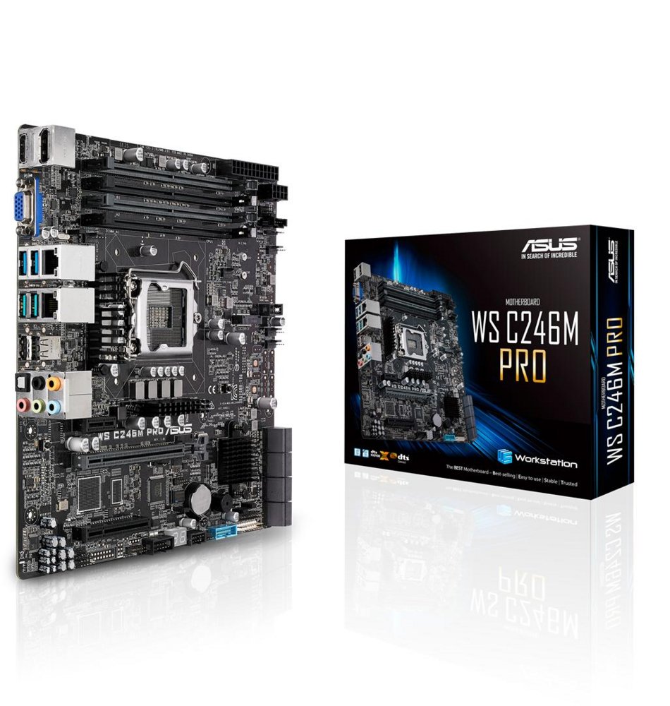 ASUS WS C246M PRO | Socket LGA 1151 | Intel C246 | 4xDDR4 | Micro-ATX | Moederbord – 5