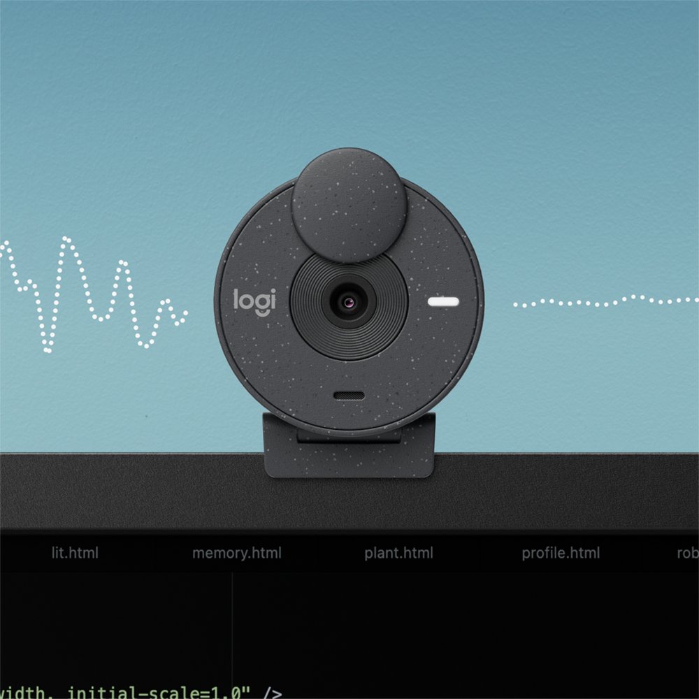 Logitech Brio 300 | 1080P 30FPS USB-C Webcam met Microfoon – 3