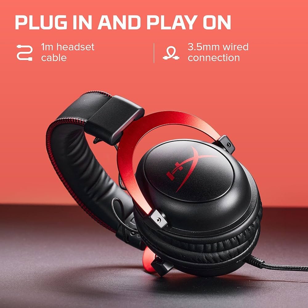 HyperX Cloud II Gaming Headset | Zwart/Rood – 1
