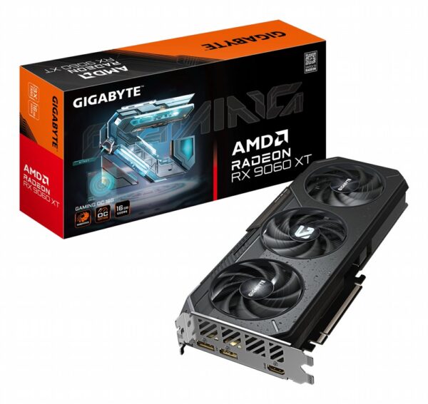 GIGABYTE Radeon RX 9060 XT GAMING OC | 16GB GDDR6 | Videokaart | AMD GPU – 0