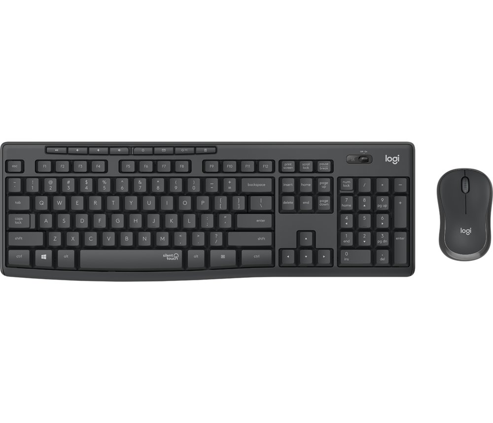 Logitech MK295 Silent | Draadloze Muis-en-Toetsenbordcombo | USB-ontvanger | QWERTY | Zwart – 1